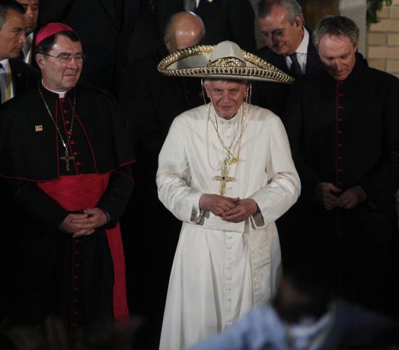 Папа Бенедикт XVI в Мексико Снимка:БГНЕС
