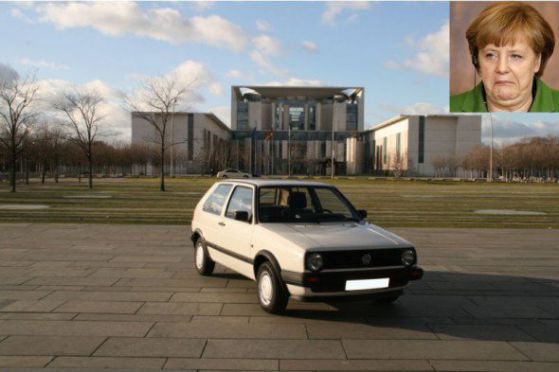 Автомобилът, принадлежал някога на германския канцлер Ангела Меркел. Снимка: eBay Listing  