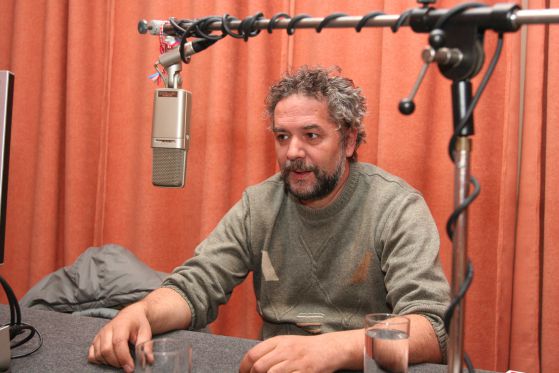 Владо Унгареца в студиото на OFFRoad Radio. Снимка: Сергей Антонов