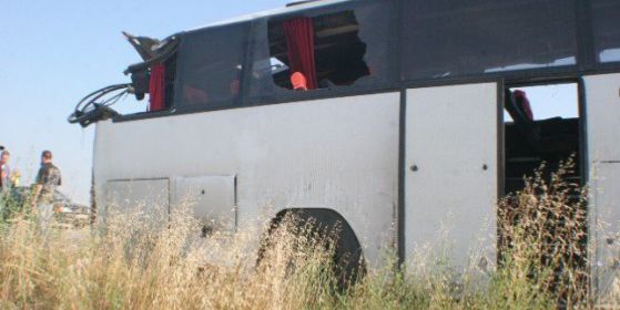 Автобус с български шофьор катастрофира в Румъния, Снимка: БГНЕС
