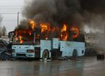 Полски автобус изгоря на пътя Бургас-Варна 