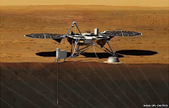 InSight ще прилича много на успешно приземената през 2008 г. сонда Phoenix, но апаратурата и мисията ще са много различни. Снимка: НАСА
