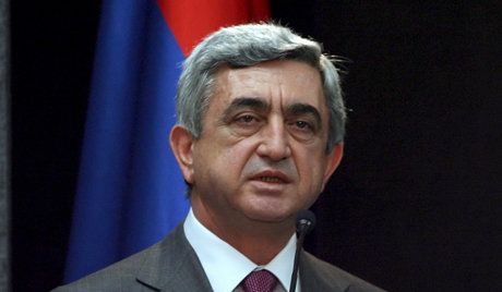 Арменският президент Серж Саркисян. Снимка: ЕПА