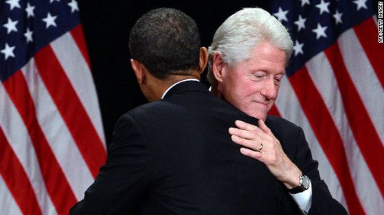 Барак Обама и Бил Клинтън, Снимка: CNN