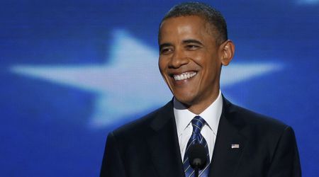 Барак Обама се включи официално в кандидатпрезидентската надпревара. Снимка: Reuters
