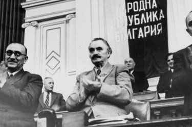 Георги Димитров при приемането на Конституцията от 1947 г.. Снимка: БГНЕС