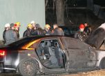 Audi се взриви след катастрофа край Разград