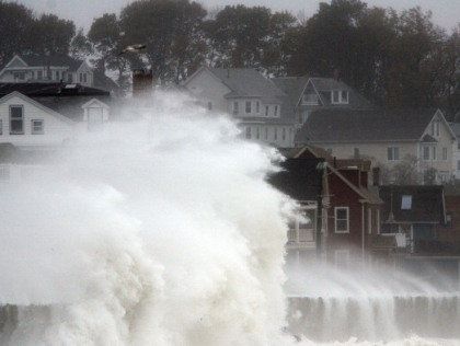 Бедствие в САЩ заради урагана Санди, Снимка: CBS
