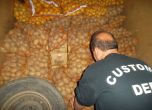 40 тона картофи без документи спрени на границата