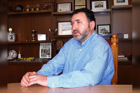 Емил Кабаиванов, който е кмет на Карлово и лидер на СДС. Снимка: БГНЕС