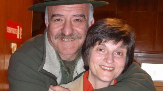 Къдринка Къдринова със съпруга си Любомир Николов СНИМКА: Веселина Даковска, БНР