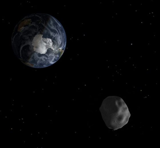 Астероидът 2012 DA14 ще прелети през Земята. Снимка: Уикипедиа