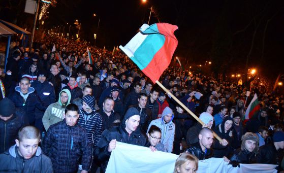Протестът във Варна на 19 февруари. Снимка/Архив: Булфото
