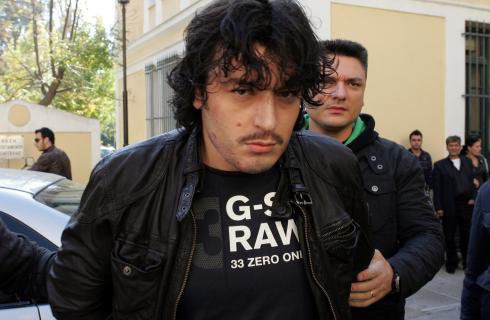 Алкет Ризай, който е взел заложници в гръцки затвор. Снимка ekathimerini.com