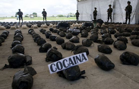 Колумбийската армия конфискува 3.9 тона кокаин. Снимка БГНЕС