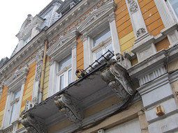 Паднал балкон в Русе. Снимка: БГНЕС