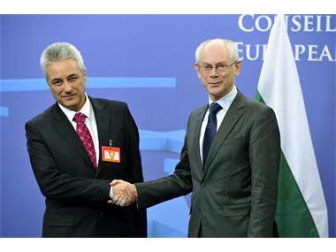 Марин Райков и Херман ван Ромпой, Снимка: AFP
