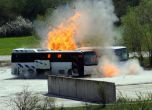 Взривиха автобус като възстановка на атентата в Бургас (видео   снимки)