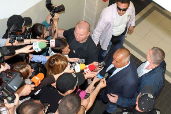 Борисов се яви на разпит в прокуратурата. Снимка: Сергей Антонов