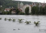 Потоп в Прага, в Германия Дунав преля (обновена) 