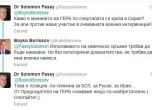 Борисов в Туитър: Трябва да се търси изход без военна намеса в Сирия