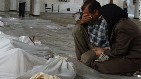 CNN показа кадри с жертви на химическо оръжие в Сирия, Снимка: CNN