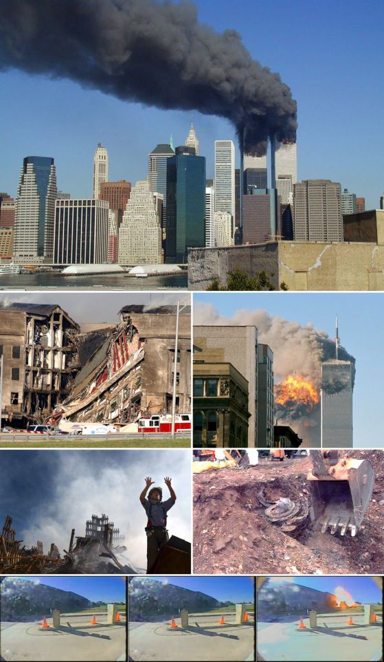 Атентатът на 11 септември 2001 г. Снимки: Wikipedia