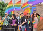 Mинута мълчание на гей парада пред паметника на Левски