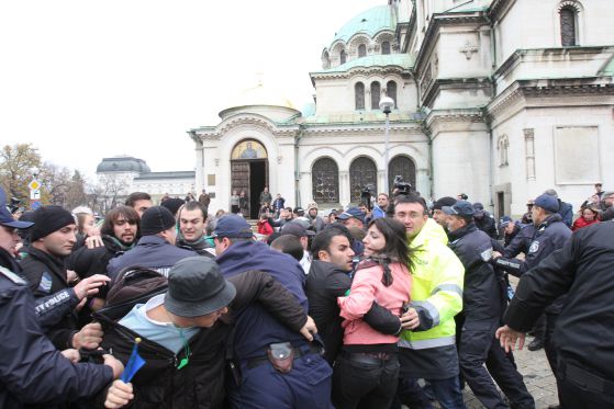 Студентите окупират парламента, Снимка: OFFNews