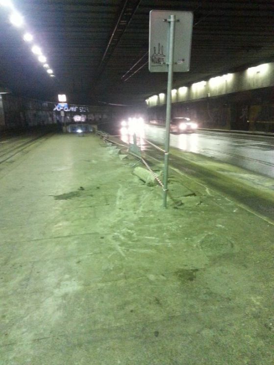 След катастрофата. Снимка: Юлиан Христов