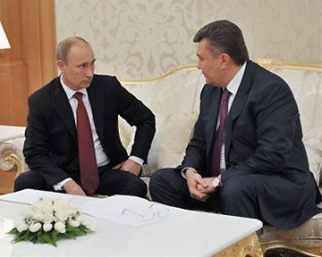 Владимир Путин и Виктор Янукович