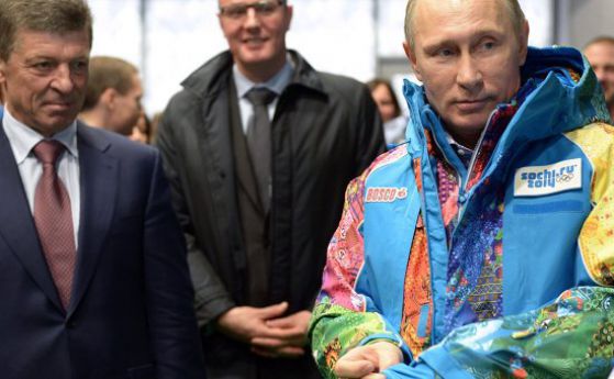 Владимир Путин на инспекция в Сочи. Снимка: РИА Новости