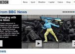 Боядисаният паметник на Съветската армия стана топ новина за Би Би Си