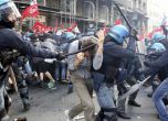 40 ранени при сблъсъци на протест в Рим
