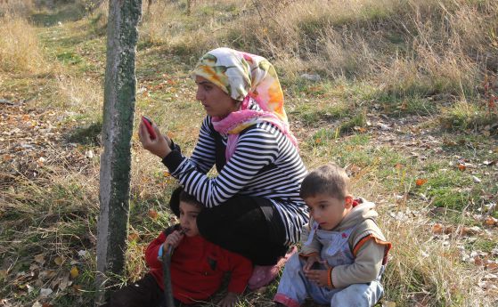 Бежанци от Сирия на българската граница