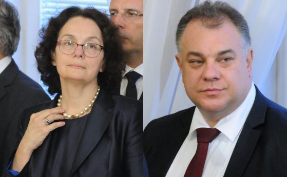 Министрите на образованието Румяна Коларова и на здравеопазването д-р Мирослав Ненков