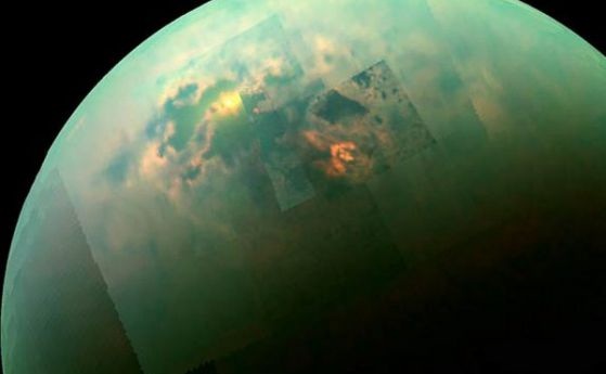 Въглеродното море Кракен на Титан.