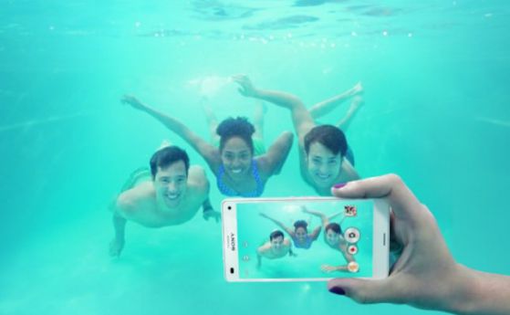 Със Sony Xperia Z3 Compact вече може да снимате и под вода.