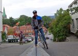 Вижте първия в света велоескалатор в Норвегия (галерия и видео)