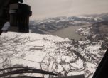 Как изглежда снежното бедствие в Смолян и Кърджали от вертолет (снимки)