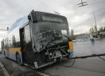 Три катастофи на градския транспорт в София за часове