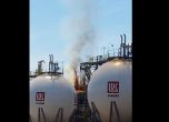 Пожар в рафинерията в Бургас (видео) 