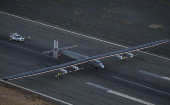 Изгоряха батериите на самолета Solar Impulse 2