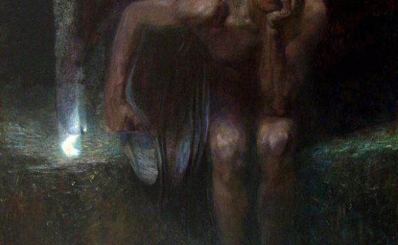 Картината „Луцифер” на Франц фон Щук 