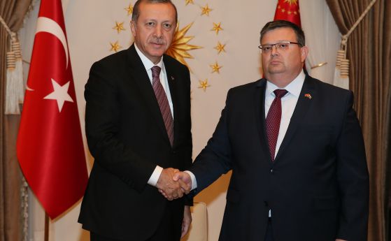 Цацаров се срещна с Ердоган