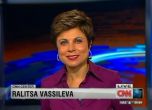 Ралица Василева чете новини на български за пръв път след 23 г. в CNN