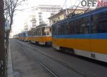 Два трамвая се блъснаха на площад "Македония" в София