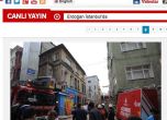 Пететажна сграда се срути в Истанбул (видео)