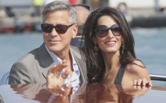 Кампания на Джордж Клуни в подкрепа на Клинтън провокира протести