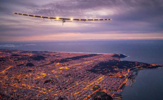 "Слънчев импулс 2" приключи 12-ия етап от околосветската си обиколка